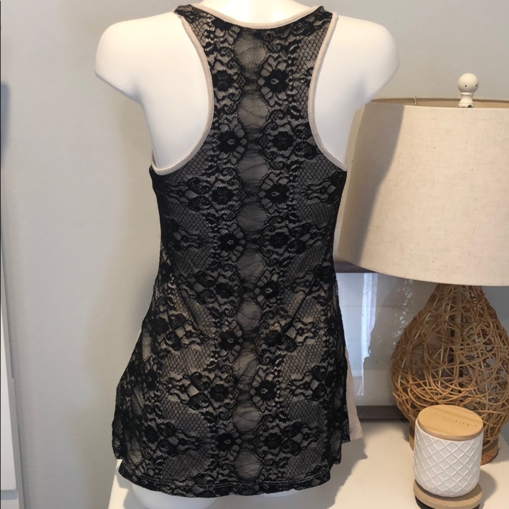 Small/Medium West Kei Lace Back Tank Top
